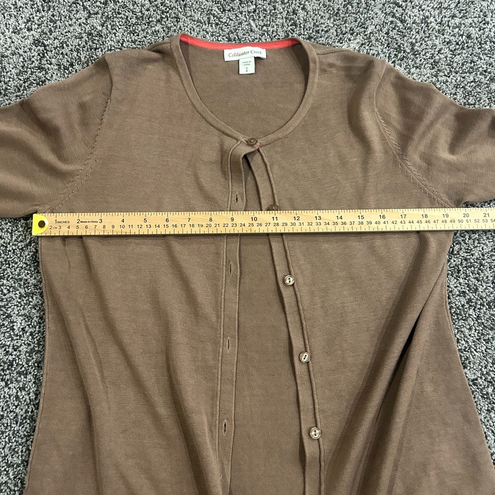 Coldwater Creek Women’s Button Up Knit Cardigan Size Small NWT $72 - Picture 6 of 7